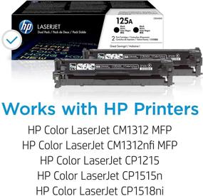 img 2 attached to 🖨️ HP 125A, CB540AD, 2 Black Toner Cartridges