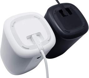 img 3 attached to 💡 25-Футовый кабель питания для динамиков Sonos One, Sonos One SL и Sonos Play-1 - дополнительно длинный кабель сетевого разъема (белый)