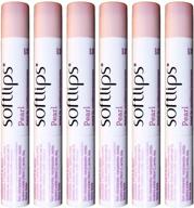 💄 pearl softlips tinted lip conditioner/moisturizer, 0.07 oz (pack of 6) logo