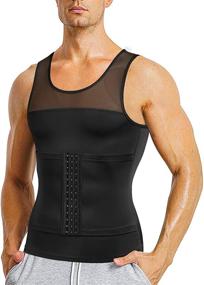 img 4 attached to MOLUTAN Compression Slimming Sleeveless Shapewear Sports & Fitness and Cycling