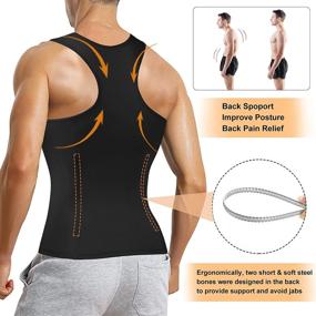 img 1 attached to MOLUTAN Compression Slimming Sleeveless Shapewear Sports & Fitness and Cycling