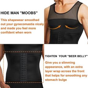 img 3 attached to MOLUTAN Compression Slimming Sleeveless Shapewear Sports & Fitness and Cycling