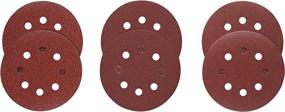 img 4 attached to 🔄 Efficient Sanding Solutions: BOSCH SR5R000 8 Hole Hook-And-Loop Sanding Discs - 6-Piece Assortment, 5-Inch