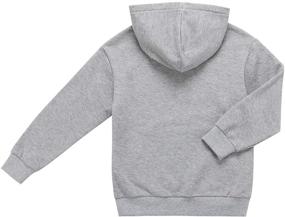 img 3 attached to 👕 Sweatshirts Brushed Pullover for Boys' Clothing 3-12 Years - KOWDRAGON Fashion Hoodies & Sweatshirts