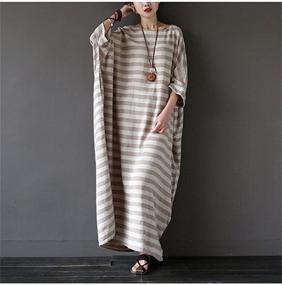 img 1 attached to Yesno Striped Caftan Casual Sleeve Women's Clothing