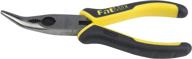 stanley 89-871 6-inch 🔧 bent nose pliers featuring cutter logo