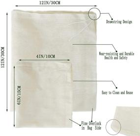 img 3 attached to Straining Reusable Unbleached Organic Cheesecloth Kitchen & Dining