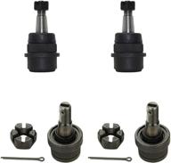 detroit axle - front upper & lower ball joints for jeep grand cherokee wrangler comanche wagoneer - 4pc set logo