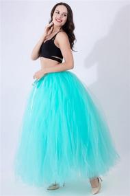 img 2 attached to Womens Elastic Ballet Layered Length Women's Clothing in Skirts
