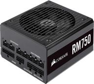 💡 corsair rm750: 750w 80+ золотой сертифицированный полностью модульный блок питания с технологией microsoft modern standby логотип