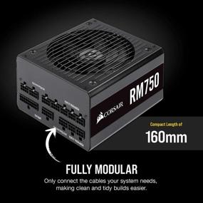 img 1 attached to 💡 Corsair RM750: 750W 80+ Золотой сертифицированный полностью модульный блок питания с технологией Microsoft Modern Standby