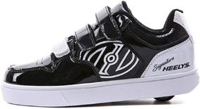 img 2 attached to Кроссовки HEELYS Signature Motion Plus в черно-белом цвете