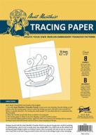 📐 aunt martha's 8.5x12 tracing paper - 50 sheet pack logo