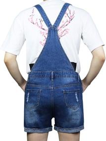 img 2 attached to Комбинезон Sitmptol Boyfriend Shortalls для девочек Комбинезон Для Одежды Для Комбинезонов и Ромперов.