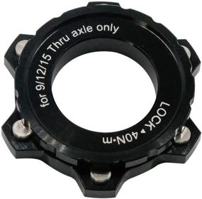 img 4 attached to 🔧 Enhance Brake Performance with BestPartsCom CenterLock to 6 Bolts Disc Brake Rotor Adapter Boost Hub Spacer: Front 15x100mm to 110mm, Rear 12x142mm to 148mm - Compatible with 9/12/15mm