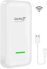 img 4 attached to Enhance Factory Wired CarPlay Experience with Carlinkit3.0 Plug and Play Dongle Adapter - Compatible with Audi/Porsche/Volvo/Volkswagen/Ford/Hyundai/Mercedes (Model Year: 2017-2022)