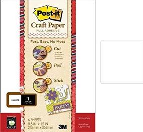 img 1 attached to Craft Paper, 8-1/2 by 12-Inch, White, 6-Sheet/Pack