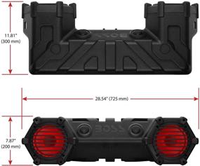 img 2 attached to 🔊 BOSS Audio Systems ATV30BRGB Weatherproof ATV UTV Sound System - 6.5" Speakers, 1" Tweeters, Built-in Amplifier, Bluetooth, Multi-Color Illumination, Easy 12 Volt Vehicle Installation