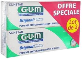 img 1 attached to 🦷 Gum Original White Toothpaste Double Pack - 2 x 75ml