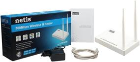 img 1 attached to 📶 High-Speed Wireless N ADSL2 Modem Router Combo with High Gain Antenna - Netis DL4323 300Mbps