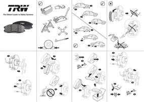 img 1 attached to 🔘 TRW Automotive TPC1171 набор тормозных колодок для BMW 328i: 2007-2013 и другие задние применения, черный.