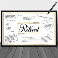 watinc retirement party jumbo greeting card: the perfect farewell party decor and gift for office colleague logo