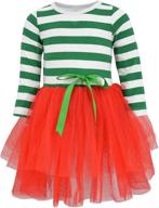 👗 stylish and exclusive christmas dress for baby girls: girls' clothing logo