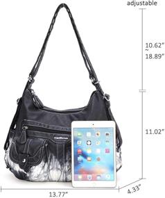 img 3 attached to 👜 Анжело Барсело Мультфункциональная Сумка через Плечо для Женщин с Кошельками