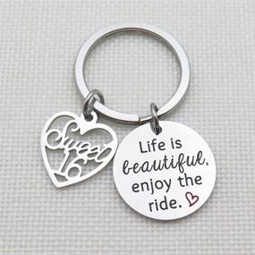 img 3 attached to 👧 Beautiful Stainless Daughter Birthday Keychain