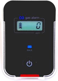 img 4 attached to Fast Low-Level Carbon Monoxide (CO) Detector for Cars, Vehicles, and Aircraft - 9ppm Alarm, Ideal for Police, Pilots, Travel, Buses, and Trucks, Compact Metal Body (2oz)
