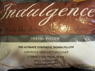 подушка для путешествий indulgence travel pillow isotonic x12 логотип