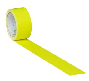 img 1 attached to Лента Duck Brand Color Duct Tape: 1,88 дюйма х 15 ярдов (атомный желтый)