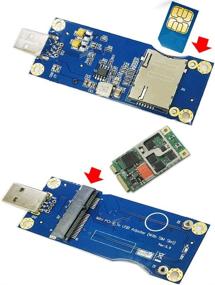 img 1 attached to Модем Sim-карты USB на Mini pci Mini pcie USB адаптер для WWAN/LTE с слотом для SIM-карты.