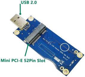 img 2 attached to Модем Sim-карты USB на Mini pci Mini pcie USB адаптер для WWAN/LTE с слотом для SIM-карты.