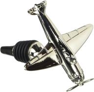 ✈️ godinger silver art aviation-themed bottle stopper logo