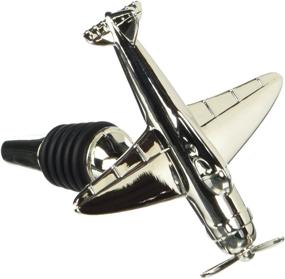 img 1 attached to ✈️ GODINGER SILVER ART Aviation-themed Bottle Stopper