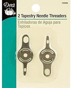 img 2 attached to Dritz 2 Piece Tapestry Needle Threaders