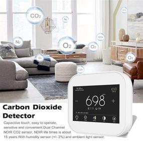 img 2 attached to 🌬️ Enhance Indoor Air Quality with an Indoor Carbon Dioxide Meter