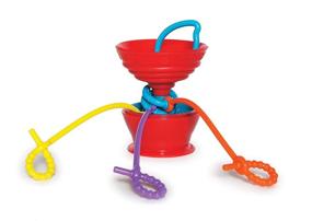 img 2 attached to 👶 Защитите игрушки вашего ребенка с помощью присоски держателя игрушек для детского стульчика Grapple Suction High Chair Toy Holder Leash