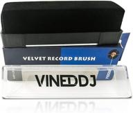 vine ddj record brush - ultimate vinyl record cleaning kit with velvet brush, stylus cleaner & duster logo