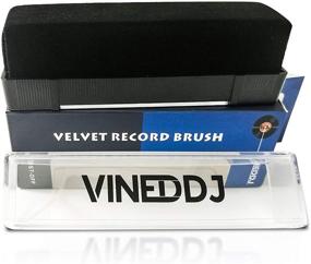 img 4 attached to Vine DDJ Record Brush - Ultimate Vinyl Record Cleaning Kit with Velvet Brush, Stylus Cleaner & Duster