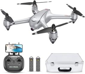 img 4 attached to Potensic D80 Drone for Adults - 2K FHD Camera, GPS FPV, 🚁 Long Flight Time, Auto Return Home, Follow Me, Brushless Motor - Includes Carrying Case