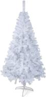 🎄 topvita 6ft artificial christmas tree: sturdy metal stand for easy indoor and outdoor holiday decoration, white логотип