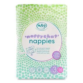 img 4 attached to 👶 Mum &amp; You Nappychat Eco-Diapers - Hypoallergenic, Dermatologically Tested, Fabrics without Lotion and Perfumes (Size 3)