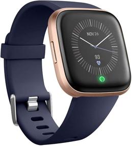 img 4 attached to 👯 Оувегага браслет - совместимый с Fitbit Versa/Versa 2/Versa Lite/Special Edition Versa 2 - классические ремешки для женщин и мужчин в широкой гамме ярких цветов