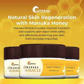 img 2 attached to 🌿 UpWellness: Manuka Miracle - 25g Skin Care Balm with Manuka Honey, Olive Oil, & Beeswax - 5 Essential Ingredients for Skin Regeneration - Supports Repair and Protection - Physician Formulated