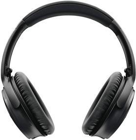 img 1 attached to Bose QuietComfort 35 (Series II) Wireless Headphones - Noise Cancelling, Alexa Voice Control - Black - Renewed Version - Worldwide Shipping