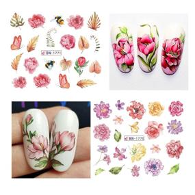 img 2 attached to Stickers Decorations Blooming Chrysanthemum Manicure