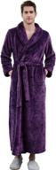 indulge in opulence with our purple luxury fleece bathrobes логотип