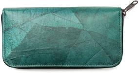 img 2 attached to Handmade Leaf Leather Womens Wallet Women's Handbags & Wallets